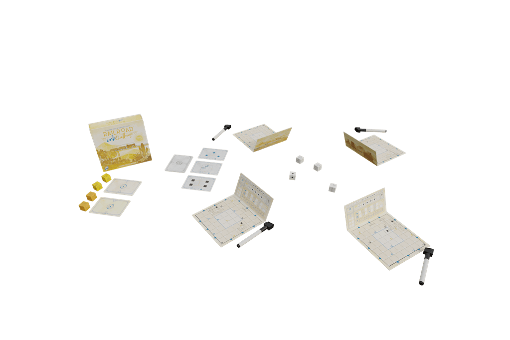 Railroad Ink Challange Shining Yellow igranje
