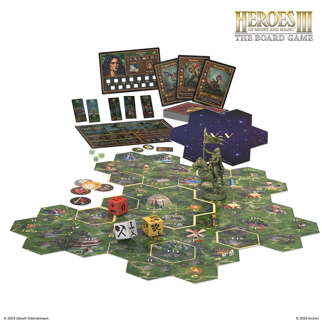 Heroes of Might & Magic III: The Board Game Fortress Expansion vsebina