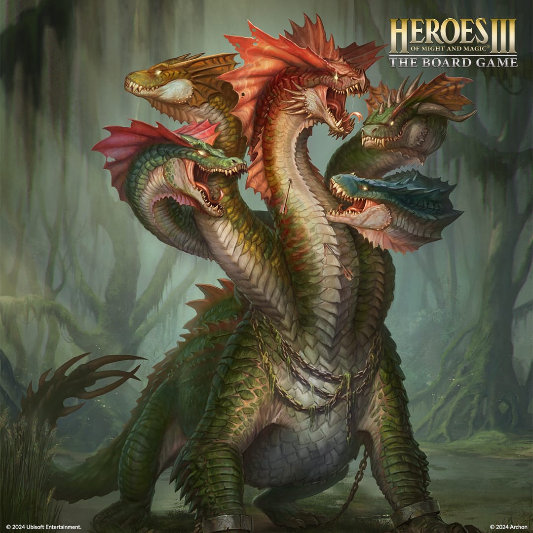 Heroes of Might & Magic III: The Board Game Fortress Expansion Hydra