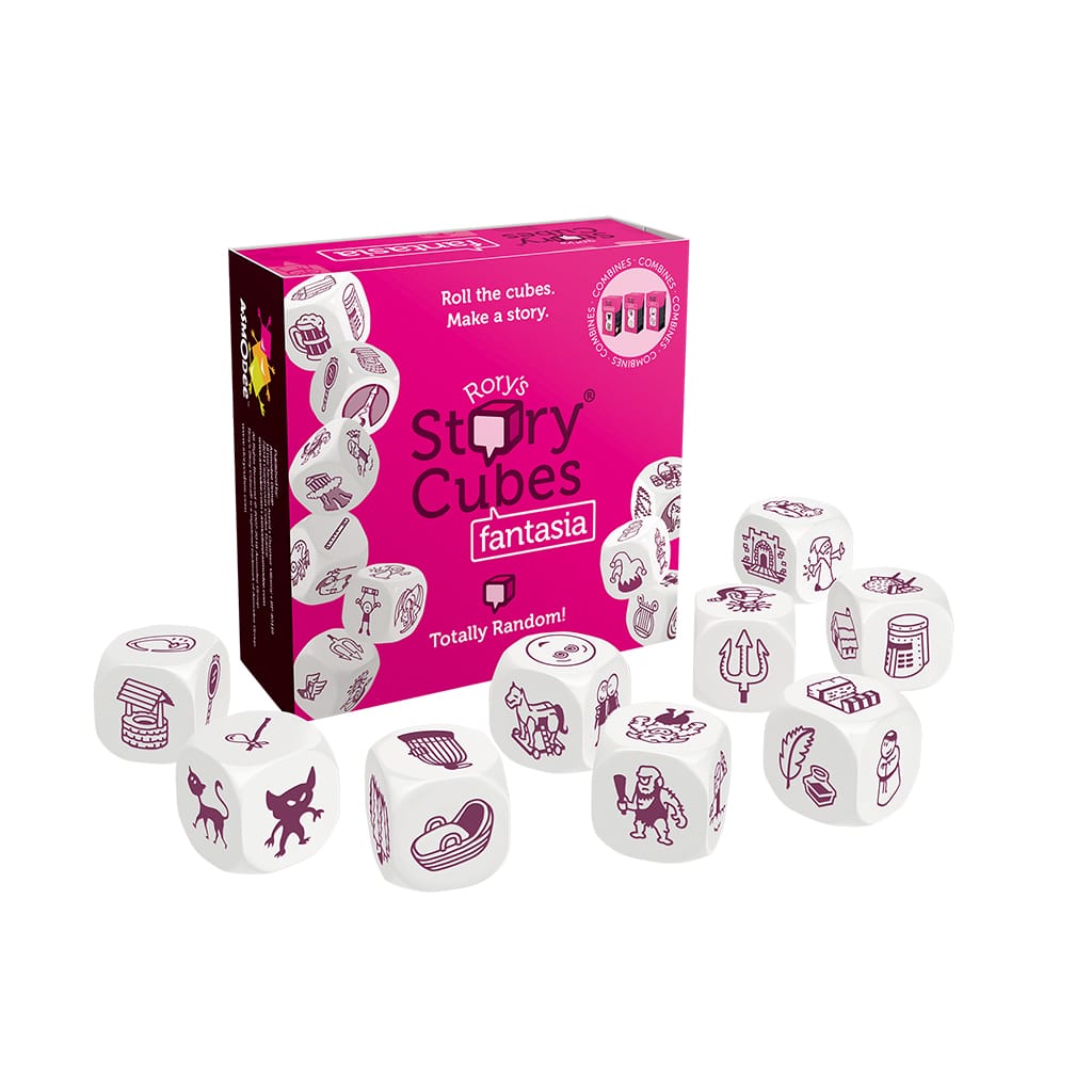 Rorys Story Cubes Fantasia družabna igra vsebina