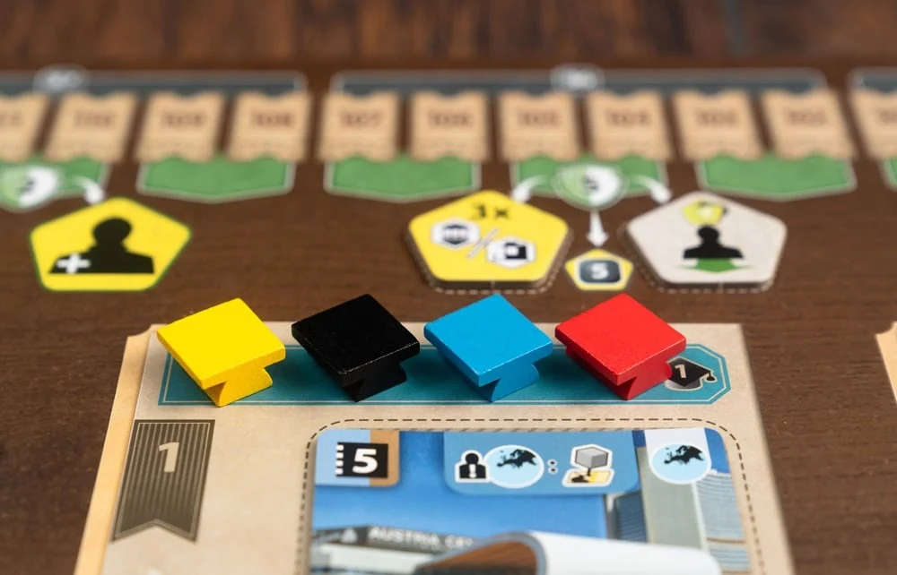 Ark Nova Marine Worlds družabna igra leseni deli 2