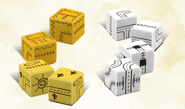 Rairoad Ink Challenge Shining Yellow Edition družabna igra kocke
