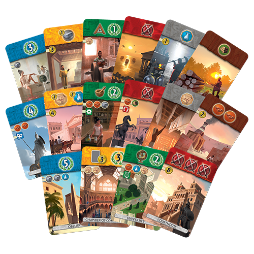 7 Wonders Duel družabna igra karte