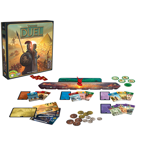 7 Wonders Duel družabna igra vsebina