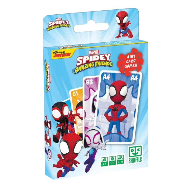 Marvel Spider-Man and Friends Playing Cards 4in1