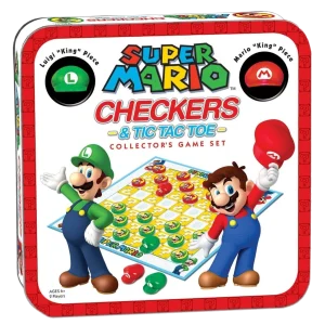 Super Mario Dama in križci krožci družabna igra