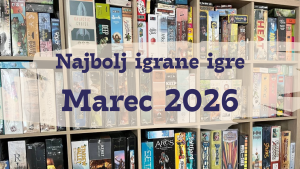 Najbolj igrane igre Marec 2026