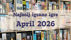 Najbolj igrane igre April 2026