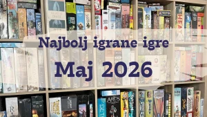 Najbolj igrane igre Maj 2026