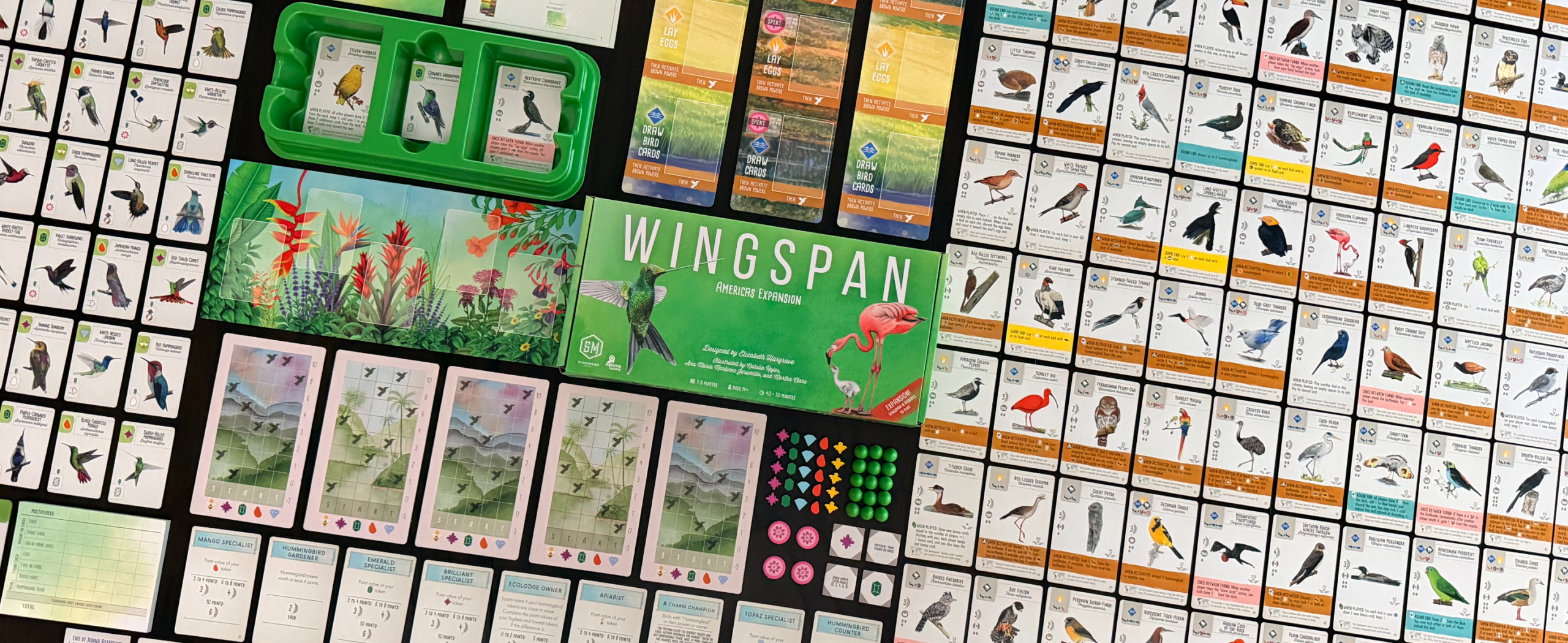 Wingspan Americas družabna igra karte