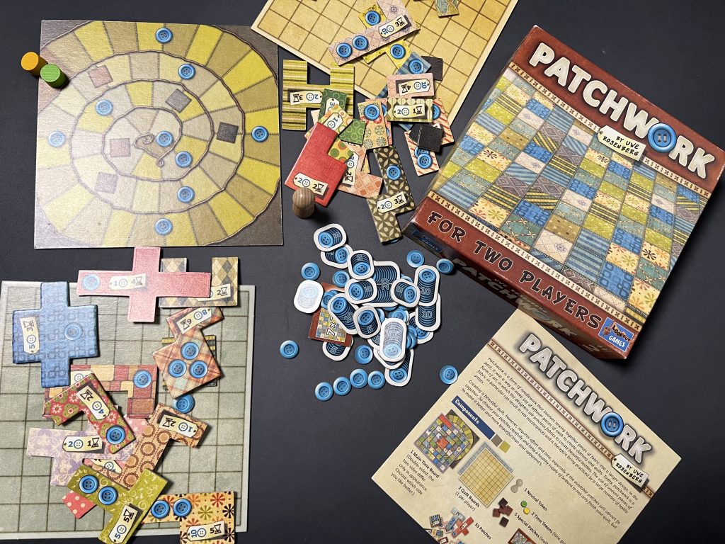 Patchwork družabna igra vsebina