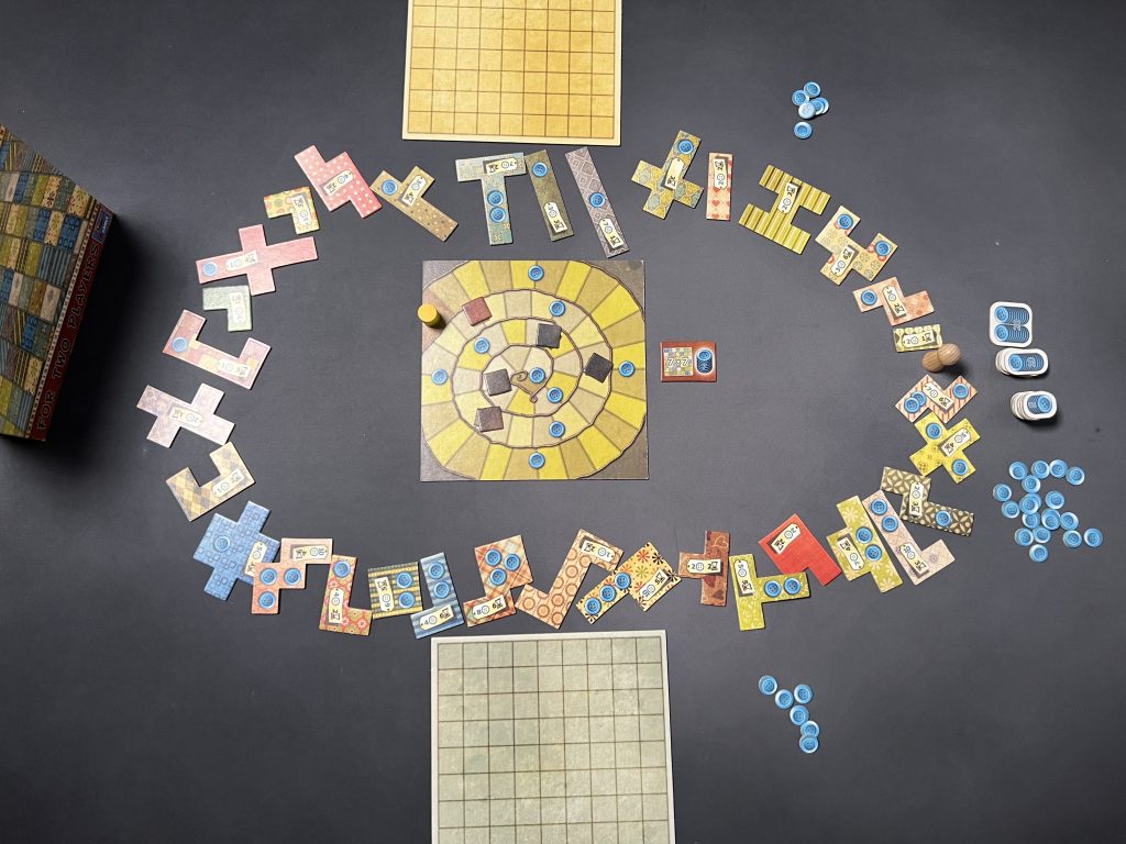 Patchwork družabna igra postavitev