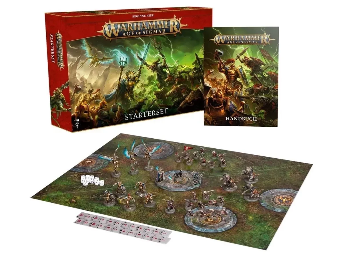 Warhammer Age of Sigmar Starter set družabna igra vsebina