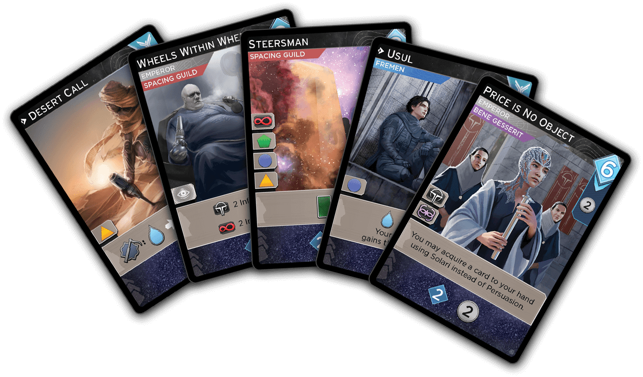 Dune Imperium Uprising družabna igra karte