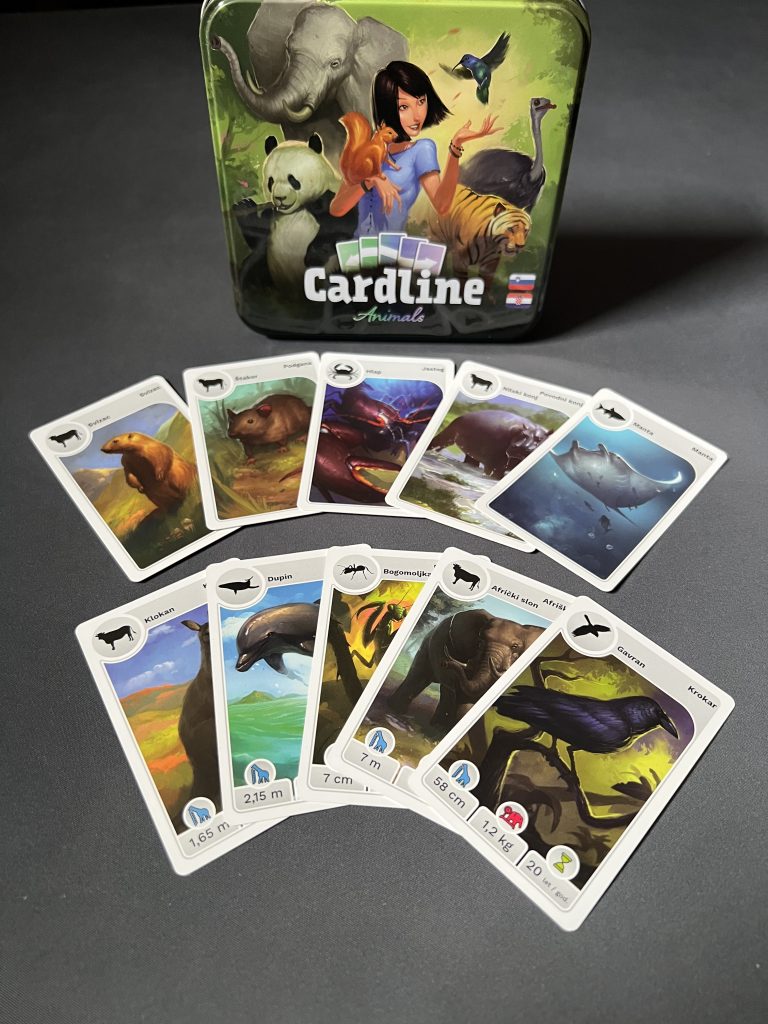 Cardline animals družabna igra