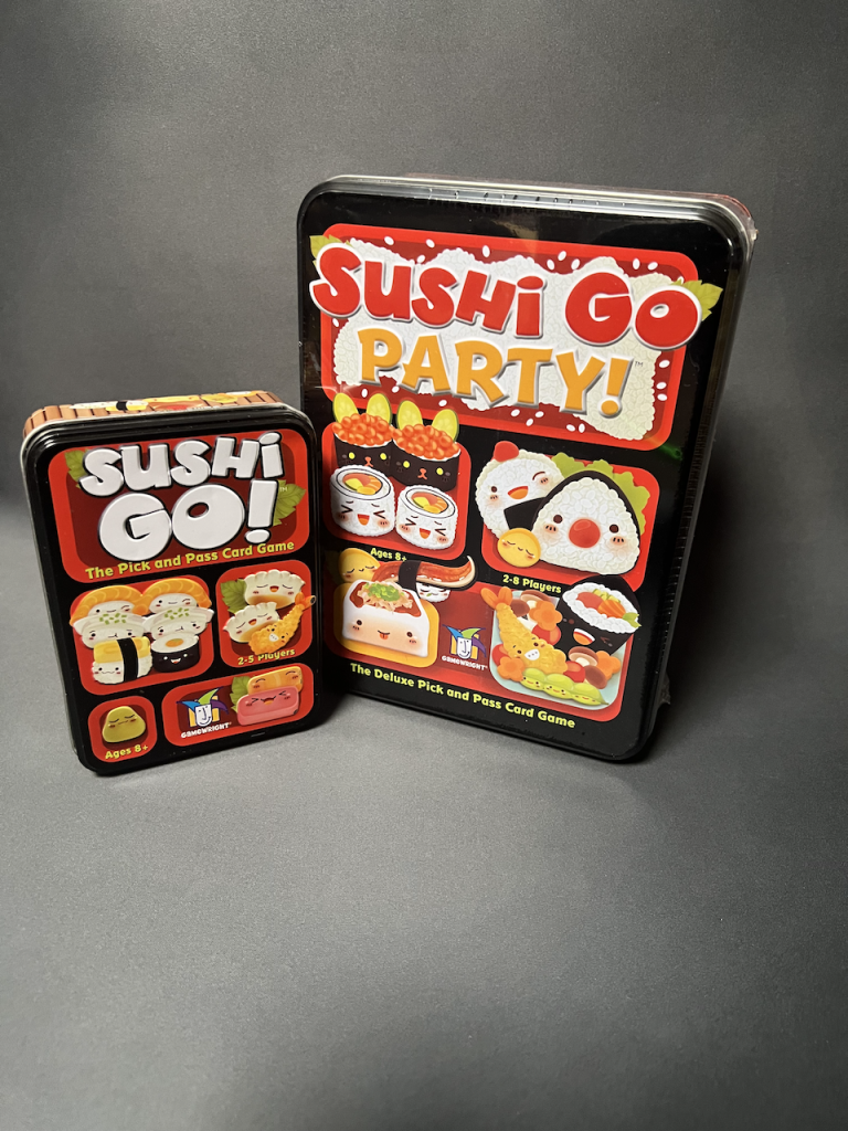 Sushi Go! in Sushi Go Party! družabni igri