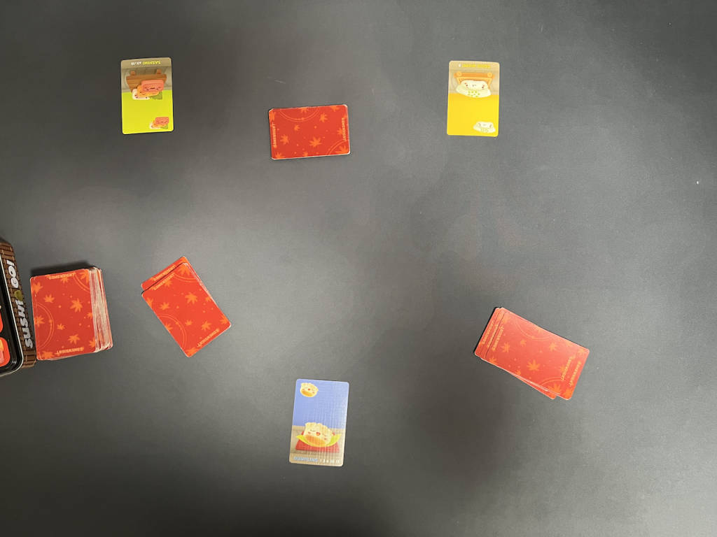 Sushi GO! družabna igra odkrivanje kart