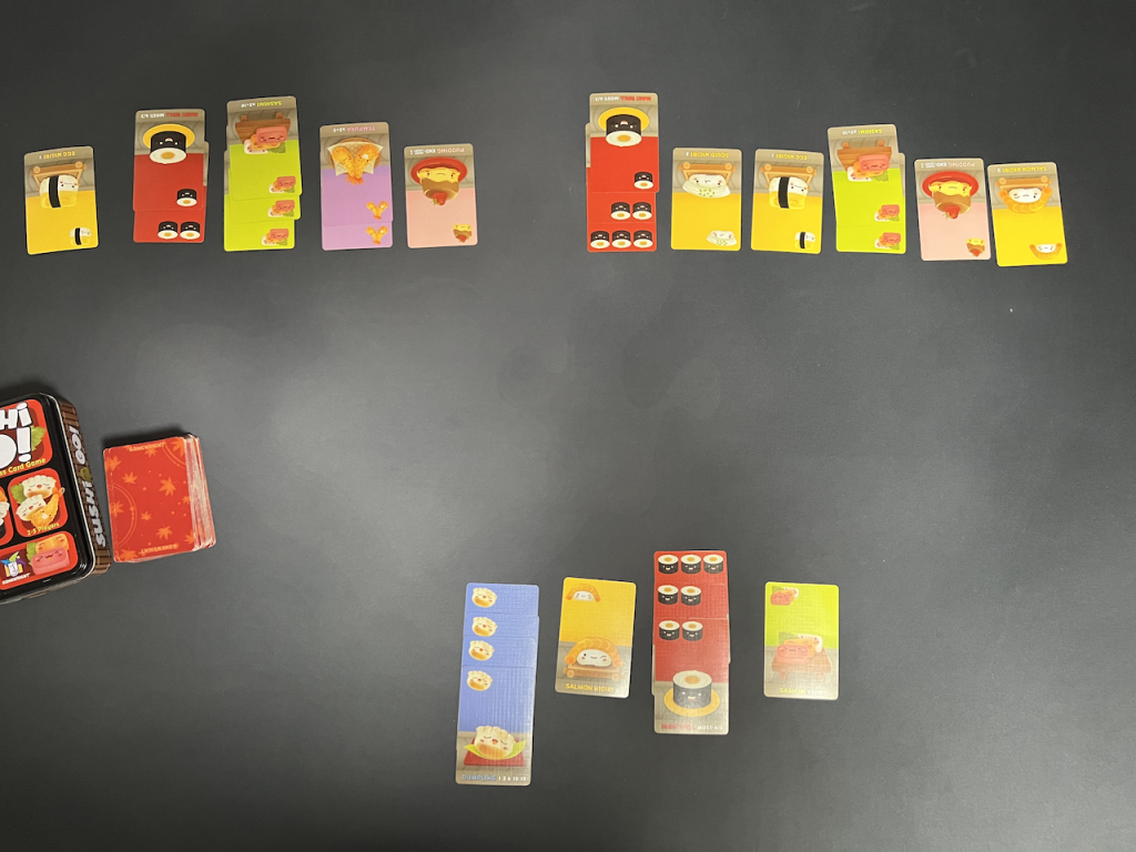 Sushi GO! družabna igra točkovanje