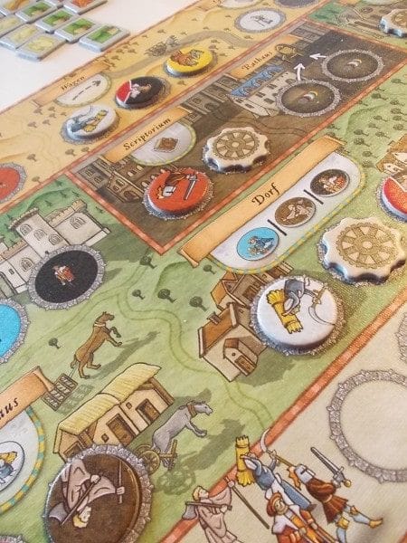 Orleans družabna igra igralna plošča