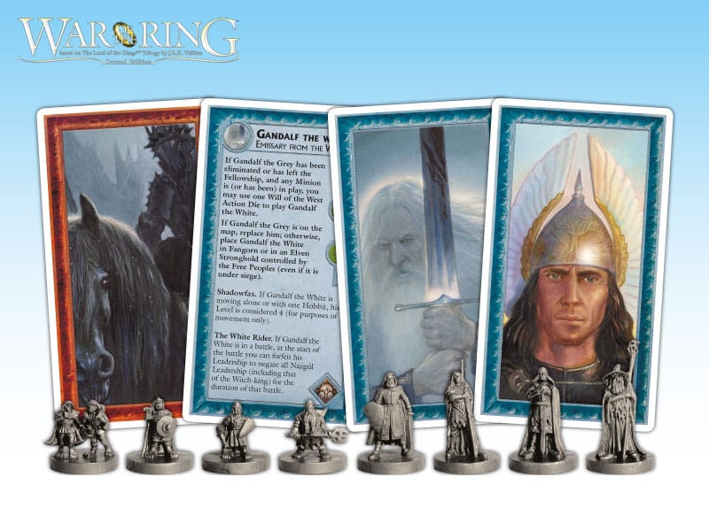 War of the Ring družabna igra figure
