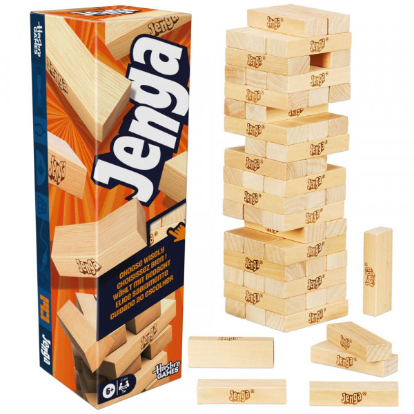 Jenga družabna igra s stolpom